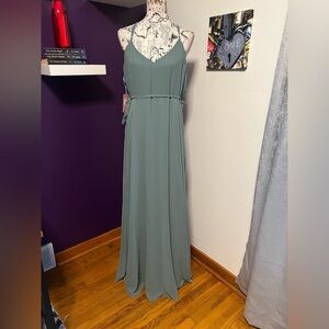 Plus Size Birdy Grey Cindy Wrap Bridesmaid Dress NWT